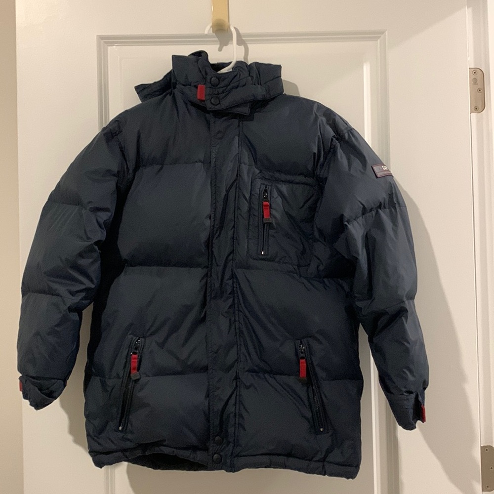 Gap puffer jacket with fleece interior